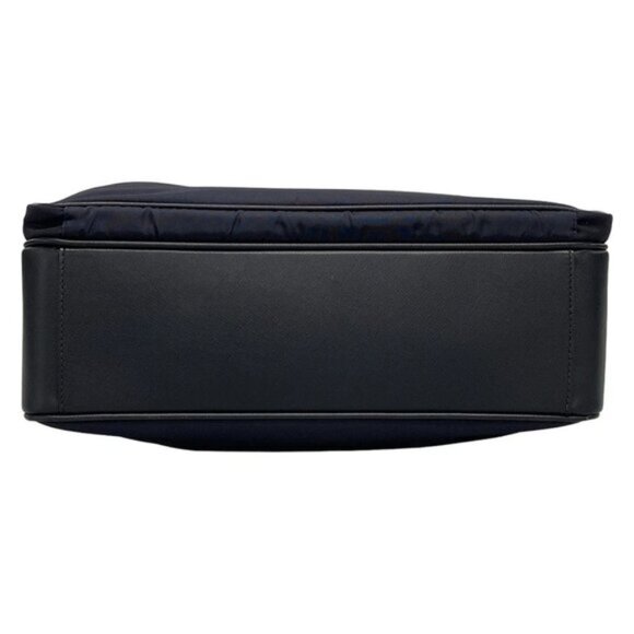 PRADA - Navy Nylon Leather Business Bag 590-061625 - Picture 5 of 14